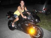 My girl on the R1 I had for one month before it was stolen (still paying for it)