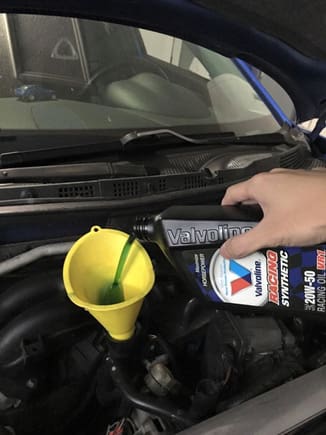 Have you seen blue engine oil doe? Will report back in 3 months...
