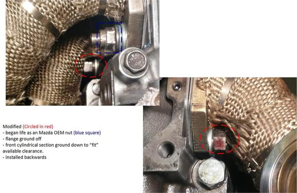 - Custom fabricated nuts.  
- Solving this challenge m/h been the most difficult of the entire build. 