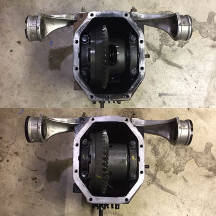 Top pic is the stock diff and bottom pic is the Tomei 2 way.