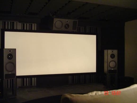Home Theater - 10.5 foot wide screen