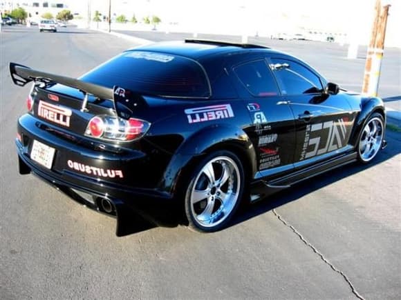 ACE Wheels RX 8 SEMA 04 before hitting the show floor.