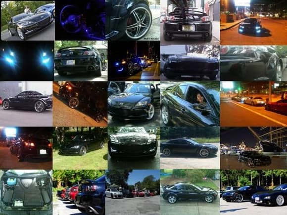 rx8 collage