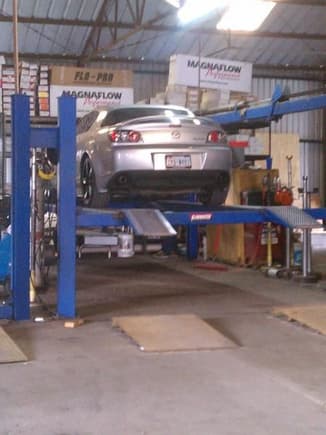 getting exhaust done