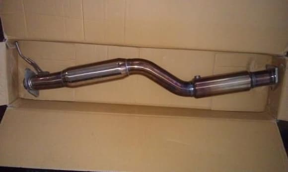 Agency Power dual resonated mid-pipe. Bought used with around 1000mi. 6/30/12. Paid $160 to one of the local forum guys.