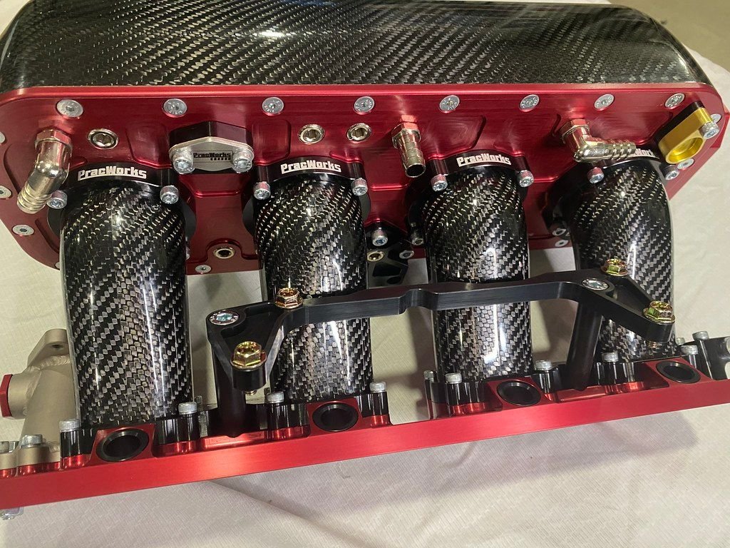 Blog post for first look at the PracWorks Carbon intake manifold S2KI
