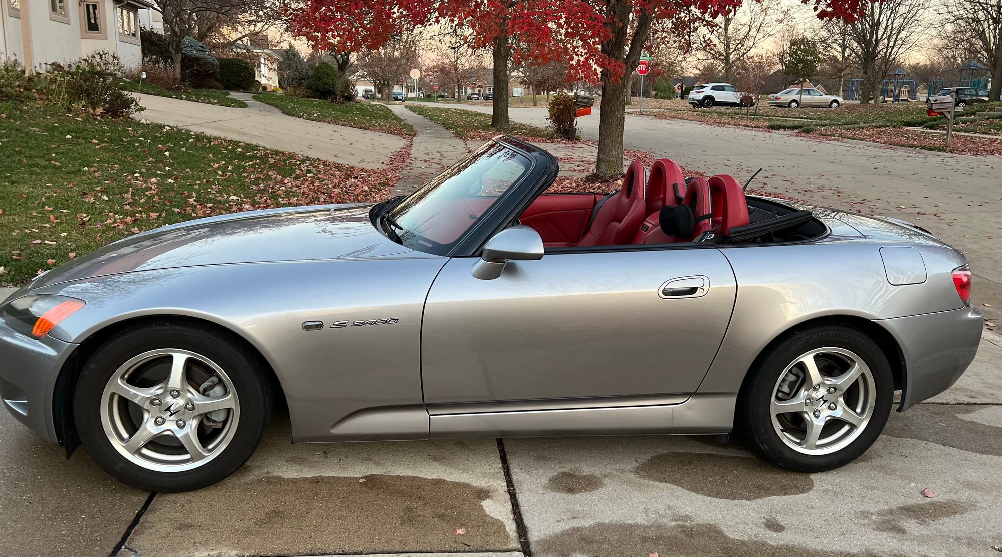 2003 Honda S2000 - IL- 03 Silver/ Red Supercharged 50k mi - Used - VIN JHMAP114X3T000130 - 50,000 Miles - 4 cyl - 2WD - Manual - Convertible - Silver - Champaign, IL 61822, United States