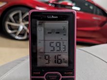 ^11-27-2023.  It was 59* inside the detached garage at 9:16PM.  