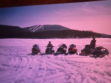 Myself and my friends out on Somerset Reservoir here in Vermont back in the day. 