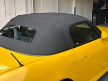 Here is the "after." Stayfast is a dark black. Nice and tight. Crisp glass window. 