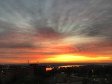 Sunrise over DC this morning...
