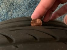 Tires have plenty of tread