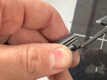 When you get to the last one, there is a tab that will stop it from releasing.