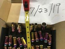 Kics R40 Revo NEO-CR lock lug nuts 12x1.5 Floating Acorn rims closed end. Like new installed once, used very briefly.  20 nuts plus 4 lockers and key Paid $270.  Sell for $150