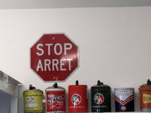 You know you are in Canada when the stop signs look like this ^