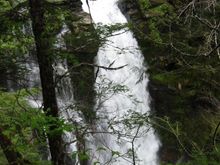 Long hike waterfall