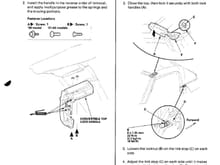 convertible latch adjustment