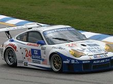 911 GT3 race car for american le mans series