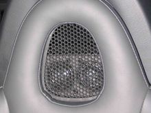 OEM Headrest Speakers Installed