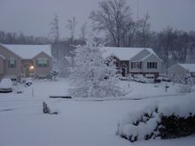 View from front of garage