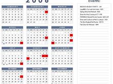 2006 Event Calendar