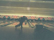 Ahem! artistic shot of Simon in action
