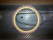 Dry Carbon close up with ASM double sided tape
