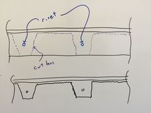 Splitter air dam fab sketch