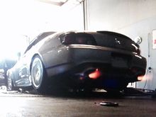 SOS S/C dyno flames