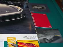 Honda S2000 limited edition hardback brochure, S2000 Japanese brochure, Spiral Bound version of the limited edition piece.