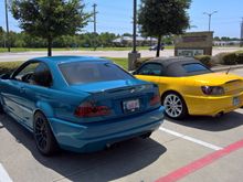 Goodbye breakfast with my bro (and his LSB E46 <3)