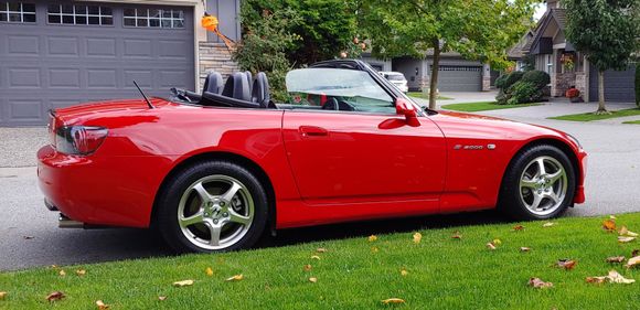 All done! I got lucky today with the weather and had a great top down drive. Absolutely love this car.