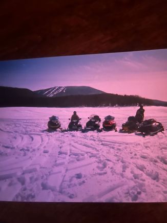 Myself and my friends out on Somerset Reservoir here in Vermont back in the day. 