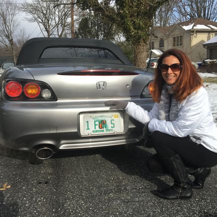 Picking her up in Livingston (NJ). It was damn cold that day!