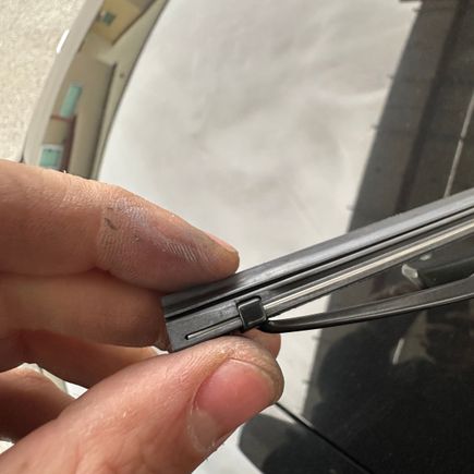 Once it's locked in, you're good. Put the blade back down and do the other side.