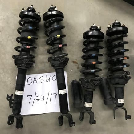 Front and rear struts, all four for $200 plus shipping