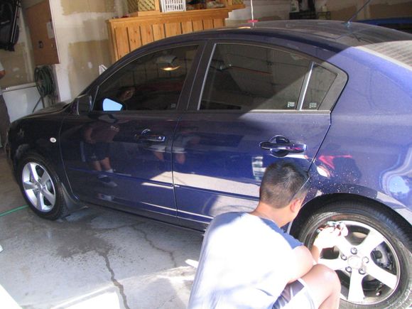 Al's car getting washed.jpg