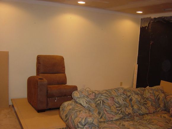 Chair on riser