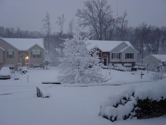 View from front of garage