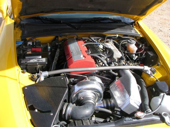 Comptech supercharger w/ aftercooler, custom header