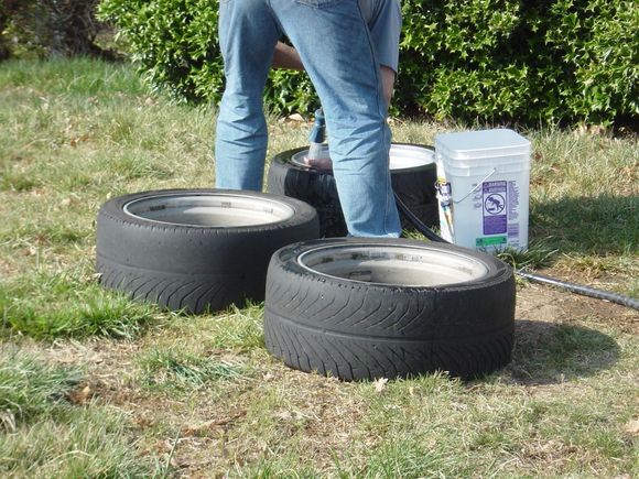 Tires for sale... lots of tread left... someplace else!