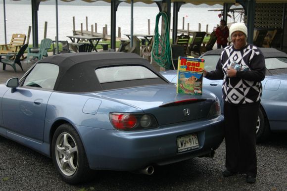 Granny with Roadmap to Texas.JPG
