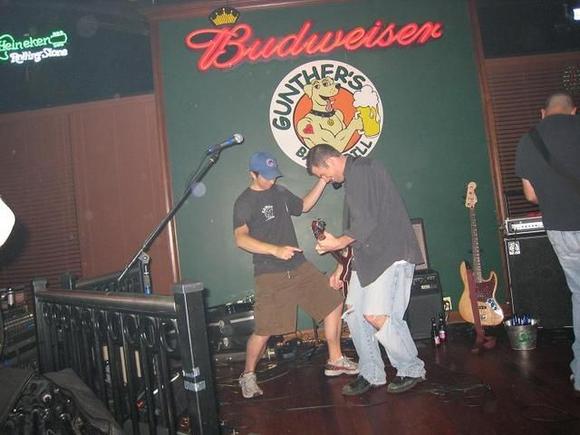 me on stage