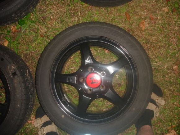 Powder coated wheels and Dakota 314.JPG