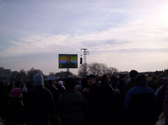 Jumbotron on the Mall