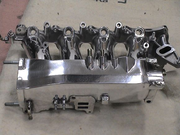 First round of polishing on intake