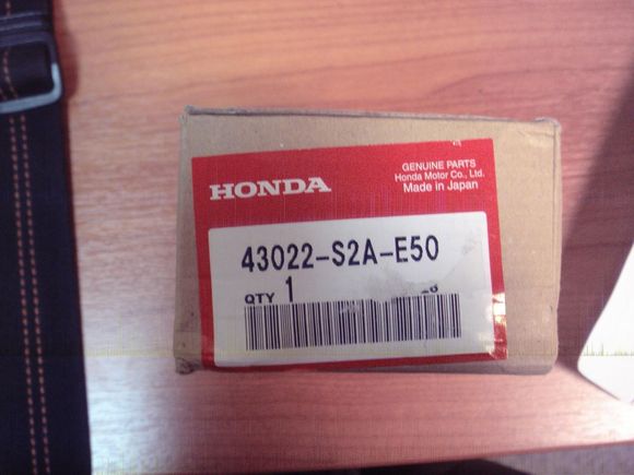 Rear Pads Serial Number