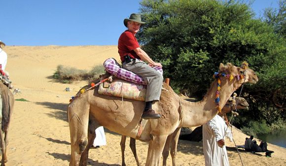 1413 Larry on his camel.JPG