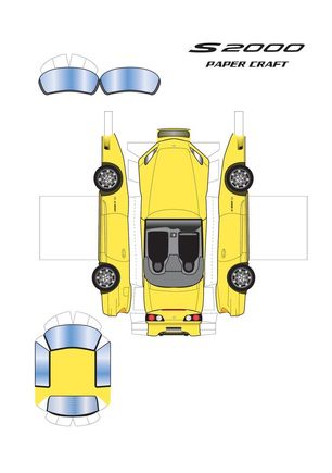 S2k papercraft easy yellow