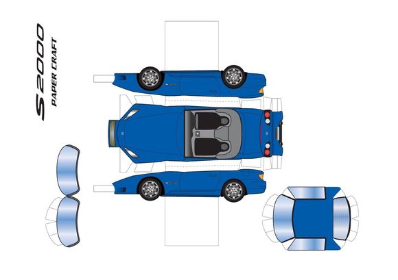 S2k papercraft easy blue